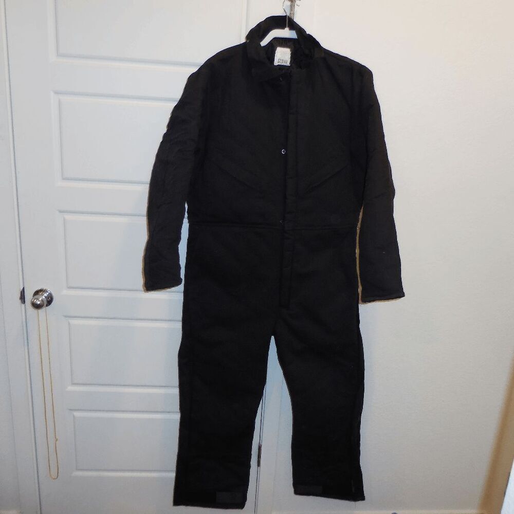 Dakota Outerwear Insulated Black Duck Coveralls Large Long USA Made